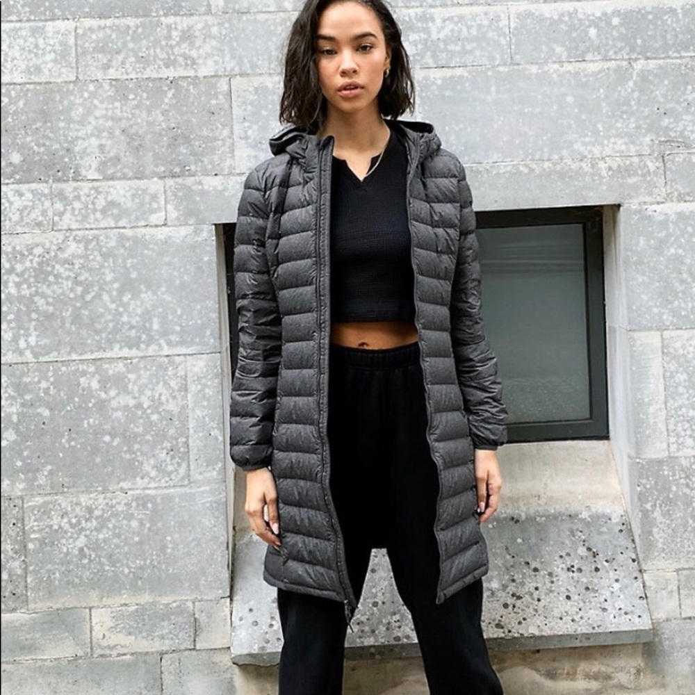 Tna Botanie long puffer in eggplant